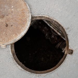 broken drain cover