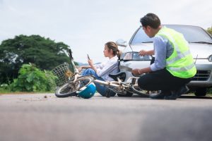 A person witnesses a road traffic accident