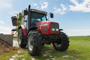 Tractor which could give rise to farm accident claims.